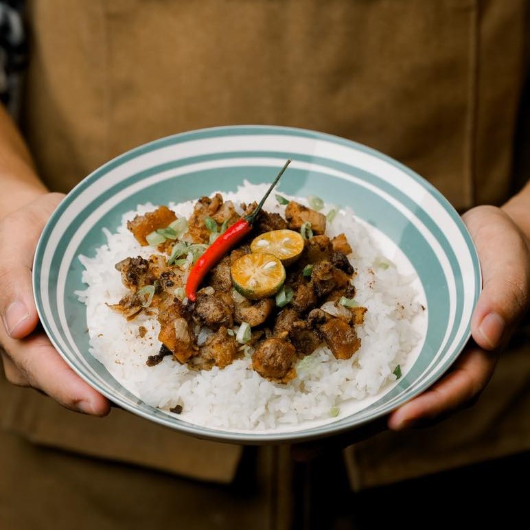 Sisig Rice Meal